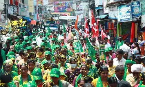 18వరోజుకు చేరిన మహా పాదయాత్ర