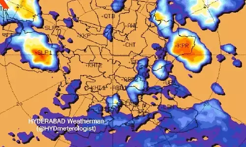 yellow alert to hyderabad, heavy rains