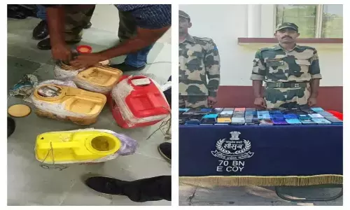 నదిలో 317 మొబైల్ ఫోన్స్.. ఎక్కడికి పంపుతున్నారంటే