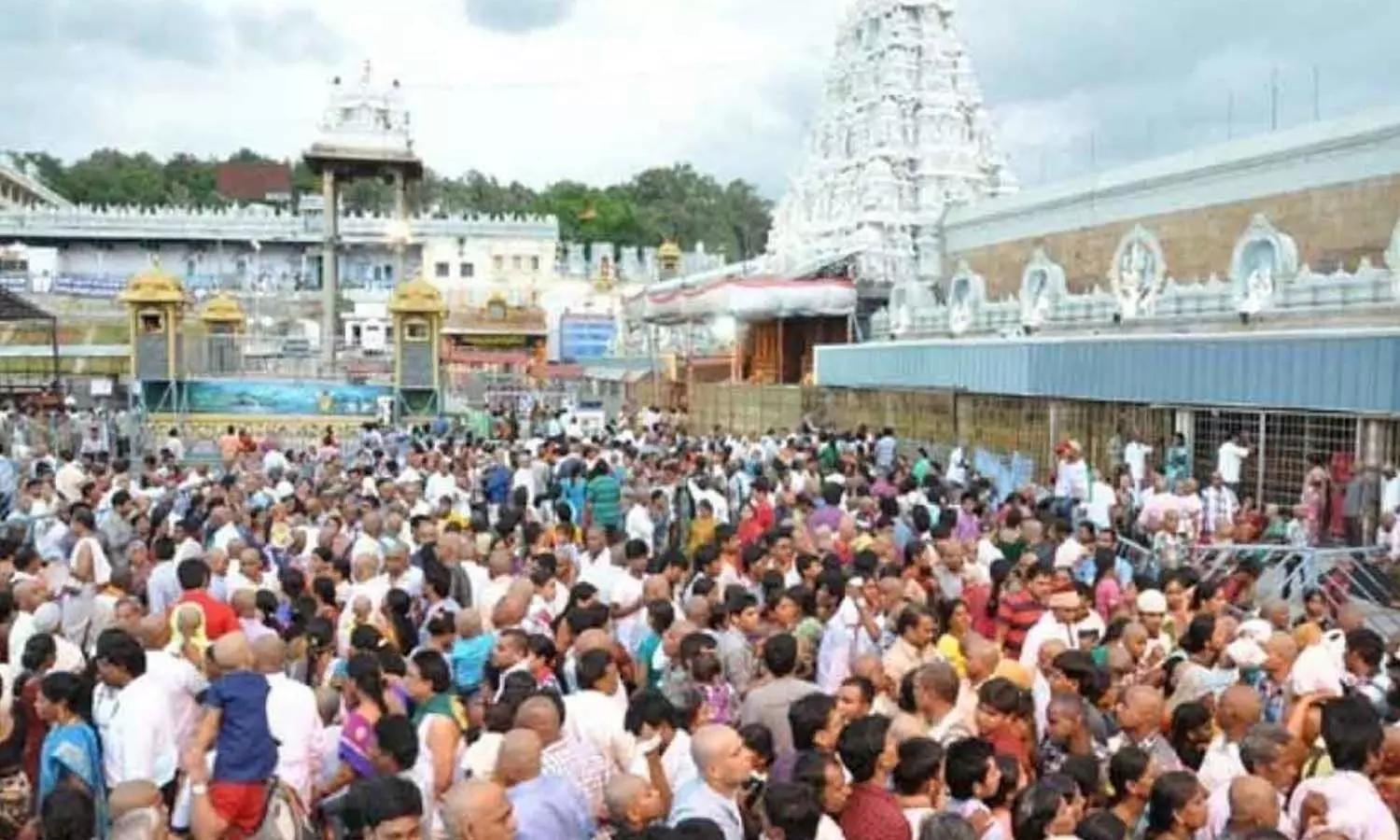 rush, divotees, tirumala rush, divotees, tirumala