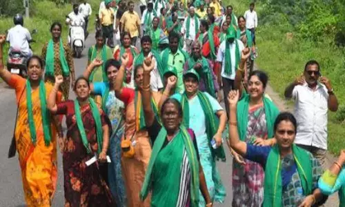 నిడదవోలు ప్రాంతానికి మహాపాదయాత్ర