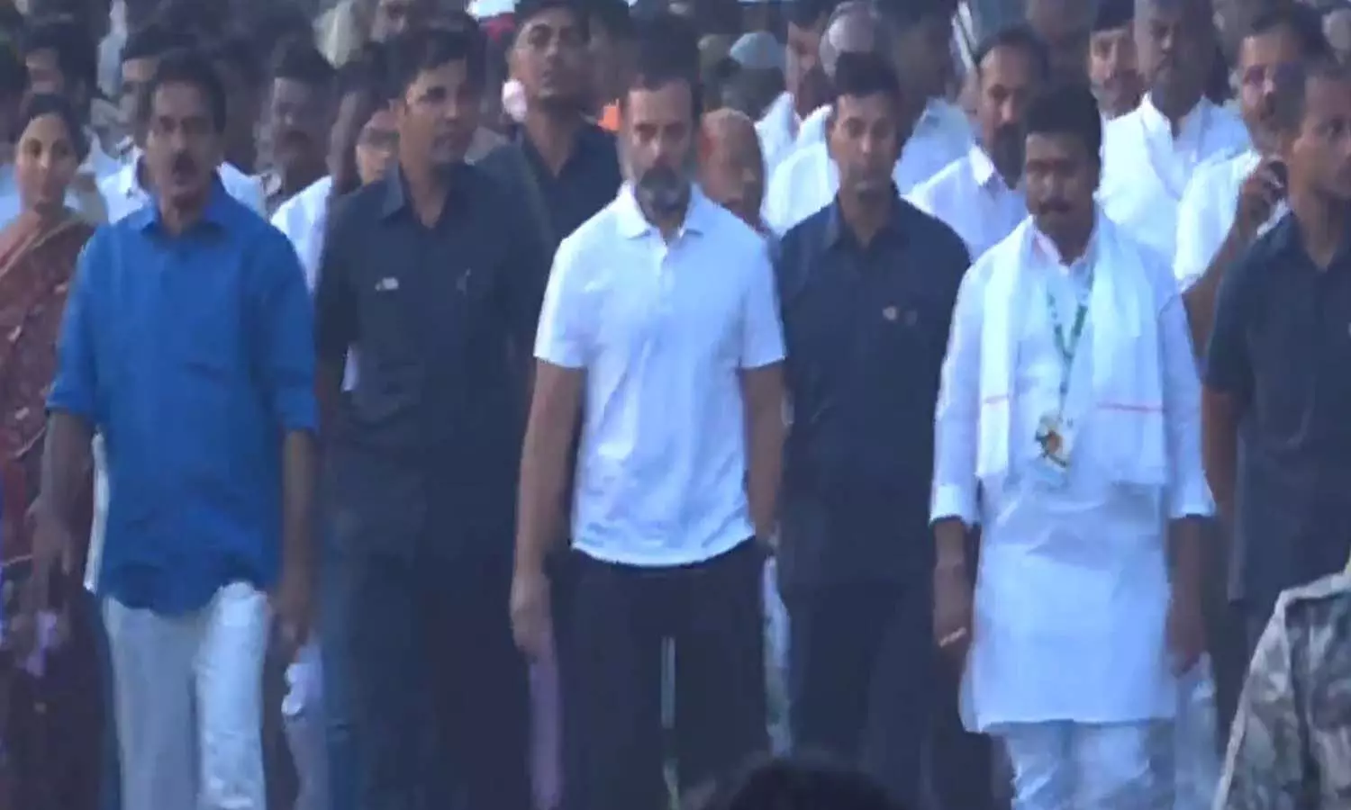 నేడు తెలంగాణలోకి రాహుల్ యాత్ర