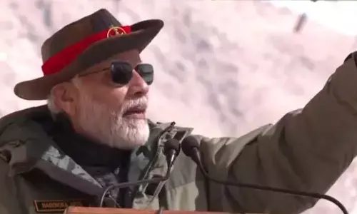 కార్గిల్ లో ప్రధాని మోదీ