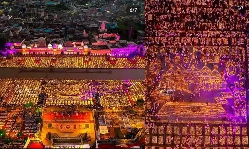 ayodhya guinness record, 15 lakh diyas in ayodhya