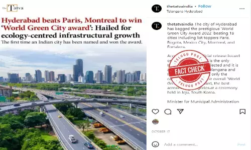 Fact Check: Digital media platform makes FALSE claim on image from Hyderabad