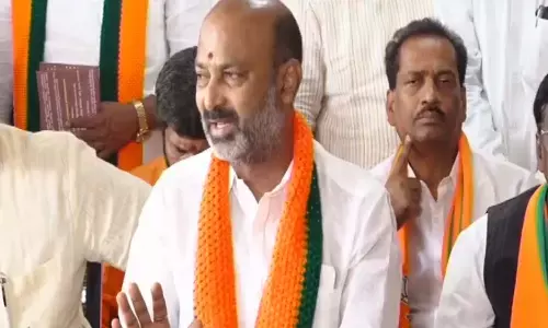 bandi sanjay, bjp, hunger strike