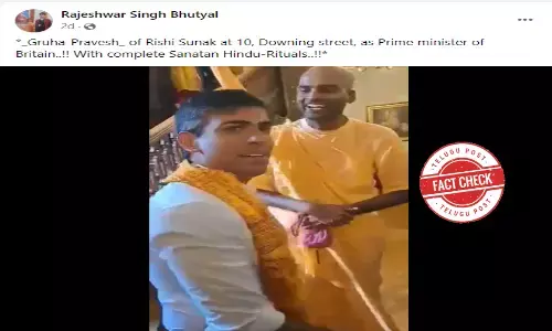 Fact Check: Old photos and videos of Sunak recently shared with false claims on social media