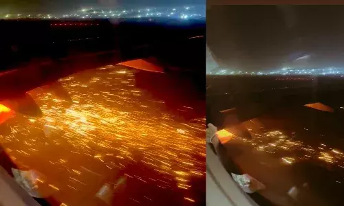 ఇండిగో విమానానికి తప్పిన పెను ప్రమాదం.. ఒక్కసారిగా ఇంజన్ లో మంటలు