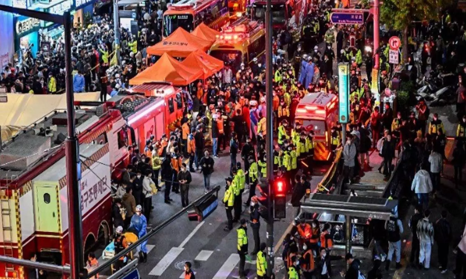 దక్షిణకొరియాలో విషాదం.. 150 మంది మృతి