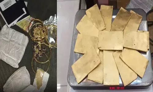 యాదాద్రి భువనగిరి జిల్లా.. అండర్ వేర్ లో బంగారాన్ని దాచేసారు