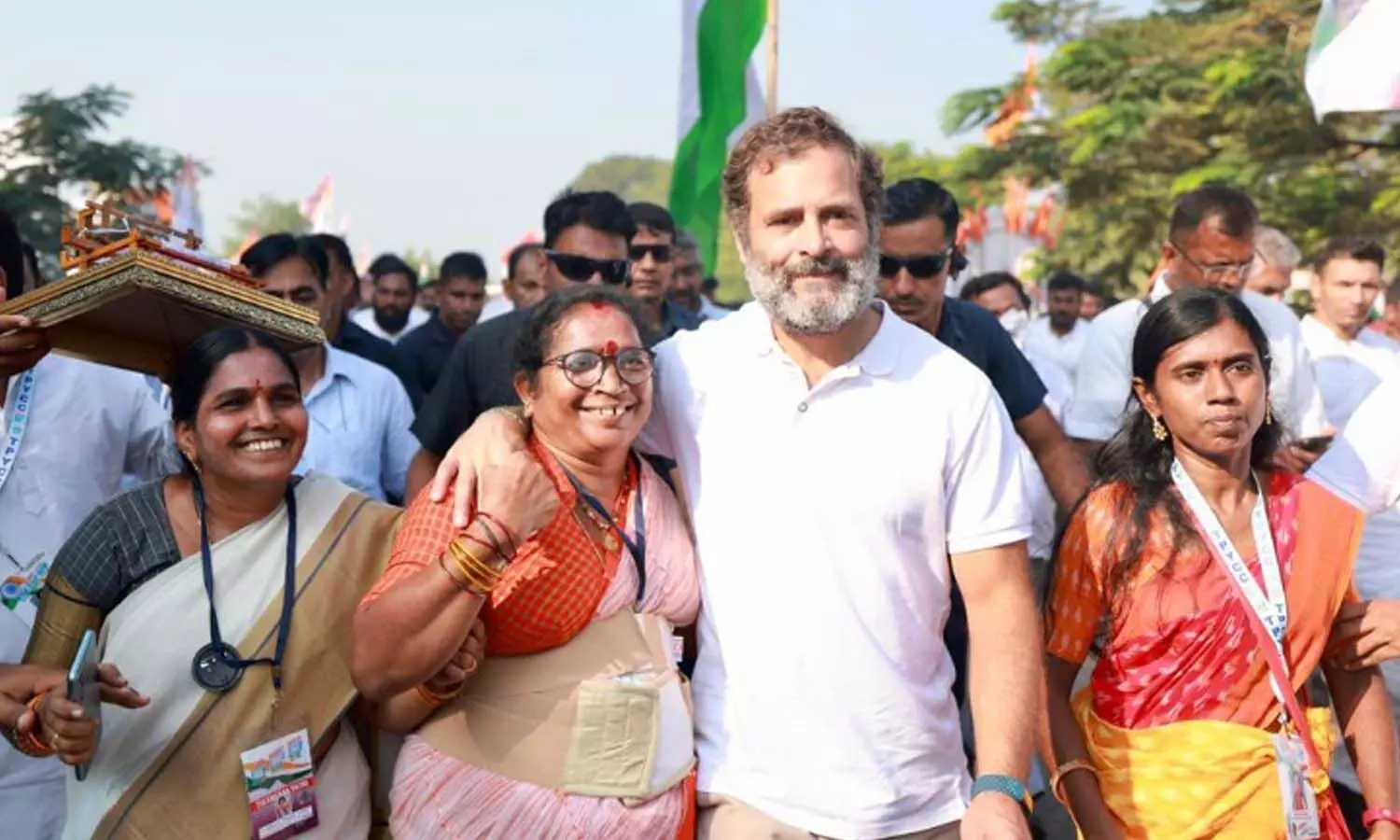 రాహుల్ యాత్ర నేడు ఇలా