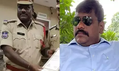 CI raju arrested for illegal affair, hyderabad south zone commissionerate
