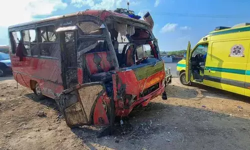 egypt road accident, 22 killed in road accident