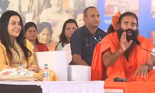baba ramdev, apologizes, women