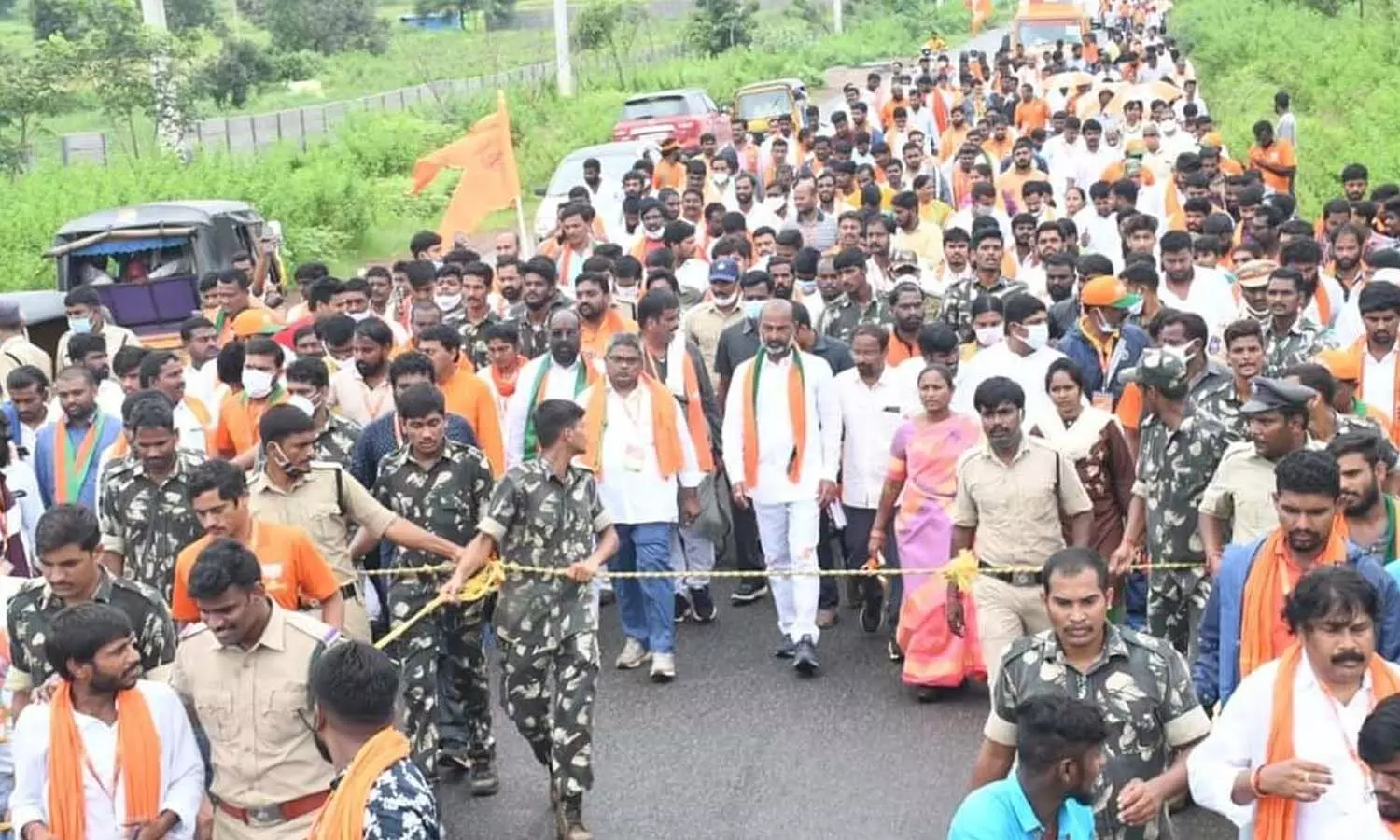 బండి పాదయాత్ర ఈరోజు ఎక్కడంటే?