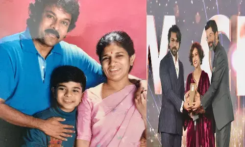 ram charan receives future of young india legend award, chiranjeevi emotional tweet