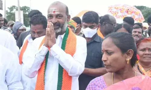 9వ రోజున బండి సంజయ్ పాదయాత్ర