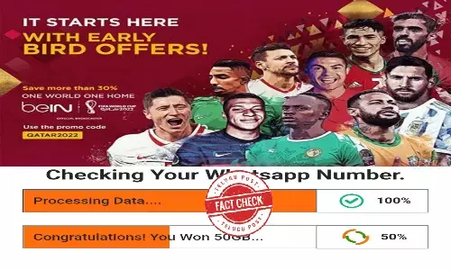 Fact Check: Websites claiming to offer free internet to watch FIFA matches are FALSE