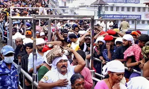 rush, divotees, sabarimala
