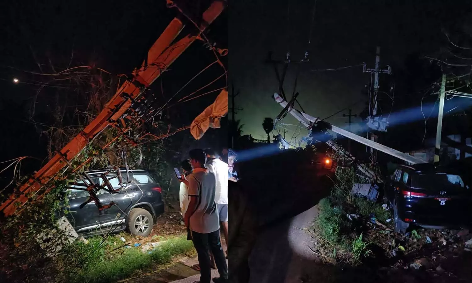 eliza, ycp mla, road accident