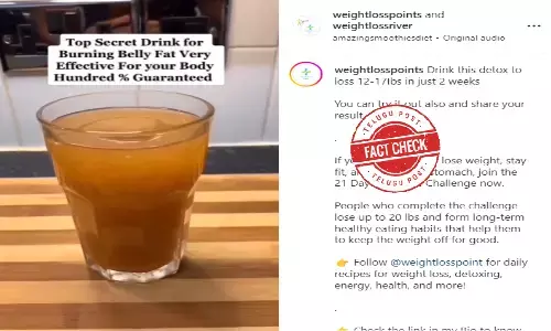 Fact Check: Consumption of warm water mixed with chia seeds, ginger, lemon doesnt burn belly fat