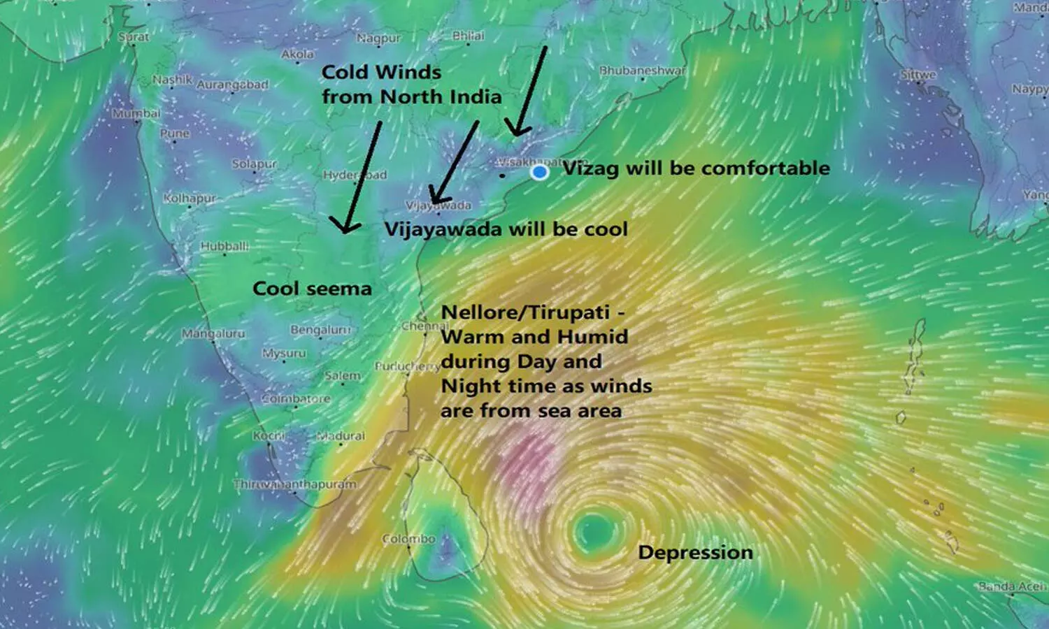 ap weather update, depression in bay of bengal