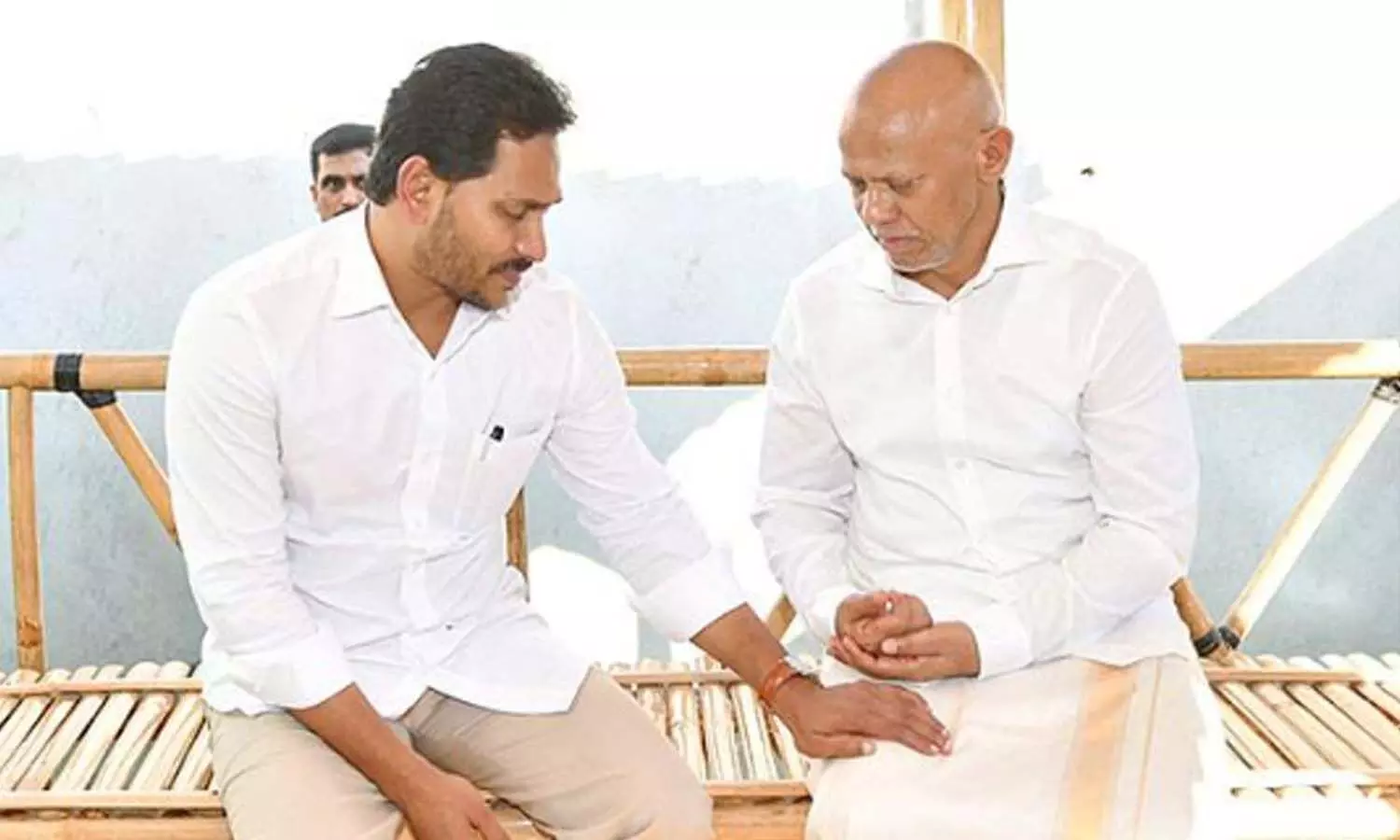 ys jagan, dharma reddy, ttd e.o ys jagan, dharma reddy, ttd e.o