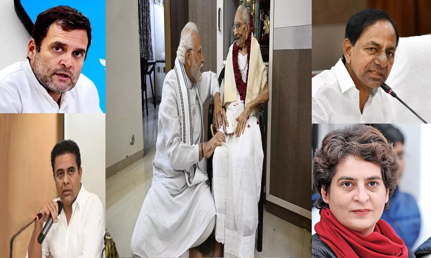 politicians condolence to pm modi