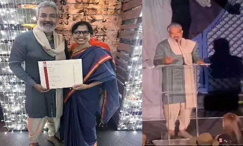 FCC Award, SS Rajamouli Family