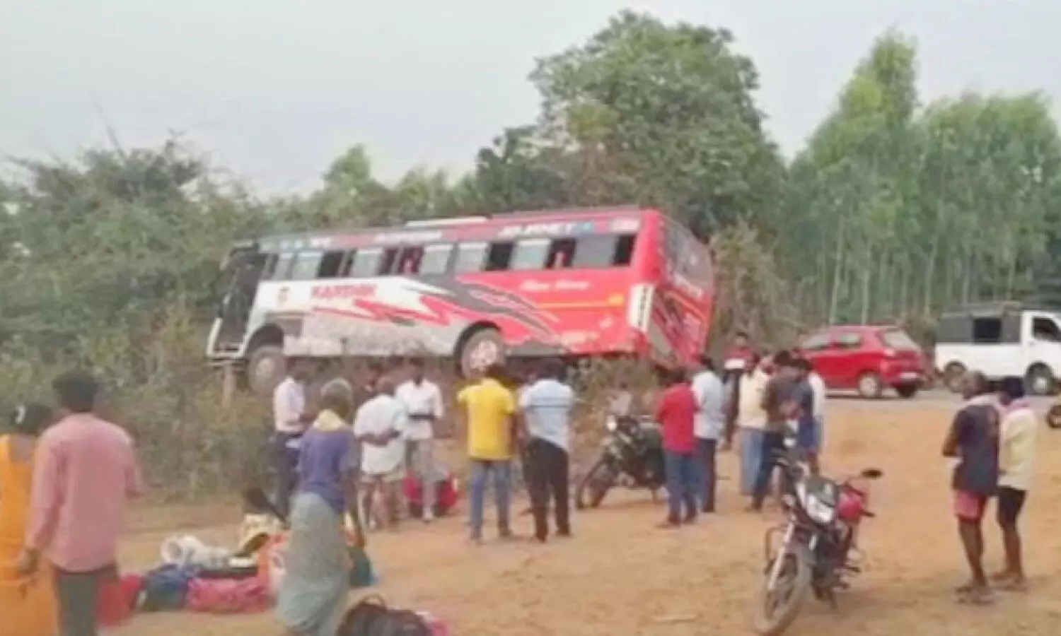 bus accident in mulugu district bus accident in mulugu district