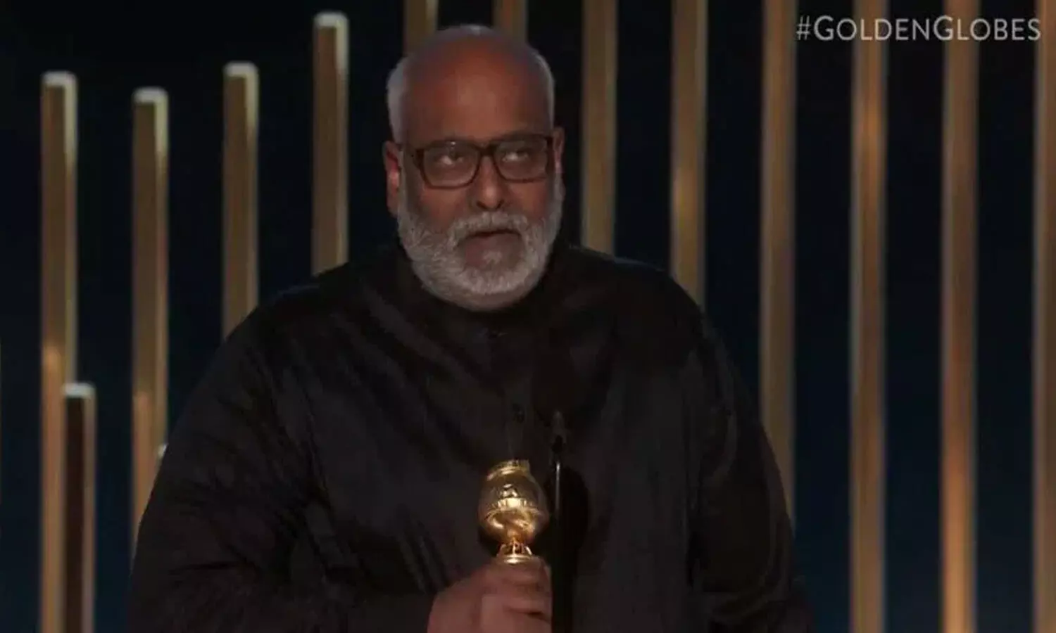 keeravani speech, golden globe award for natu natu song
