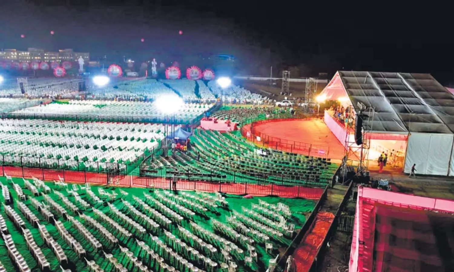 public meeting, brs, khammam