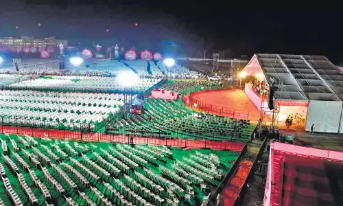 public meeting, brs, khammam