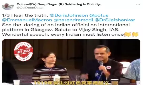 Fact Check: Video criticising Western world shows a historian but not an IAS officer