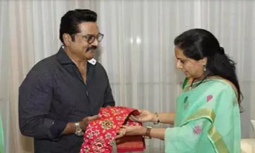 కవితతో శరత్ కుమార్ భేటీ