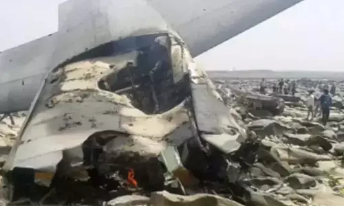 రాజస్థాన్ లో కూలిన ఛార్టర్ ఫ్లైట్