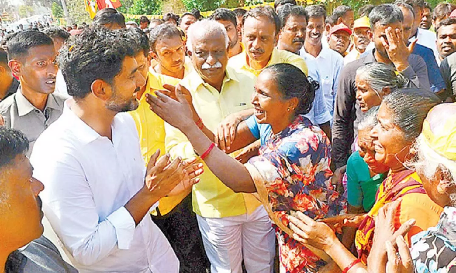 పూతలపట్టులో లోకేష్ పాదయాత్ర పూతలపట్టులో లోకేష్ పాదయాత్ర