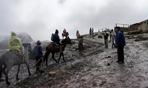 landslides in peru, south america