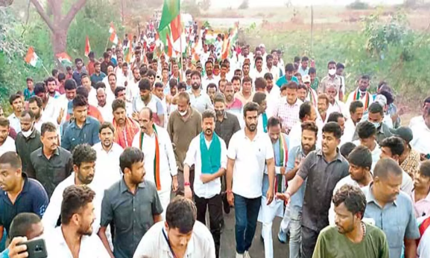 ఖమ్మం జిల్లాలో రేవంత్ పాదయాత్ర