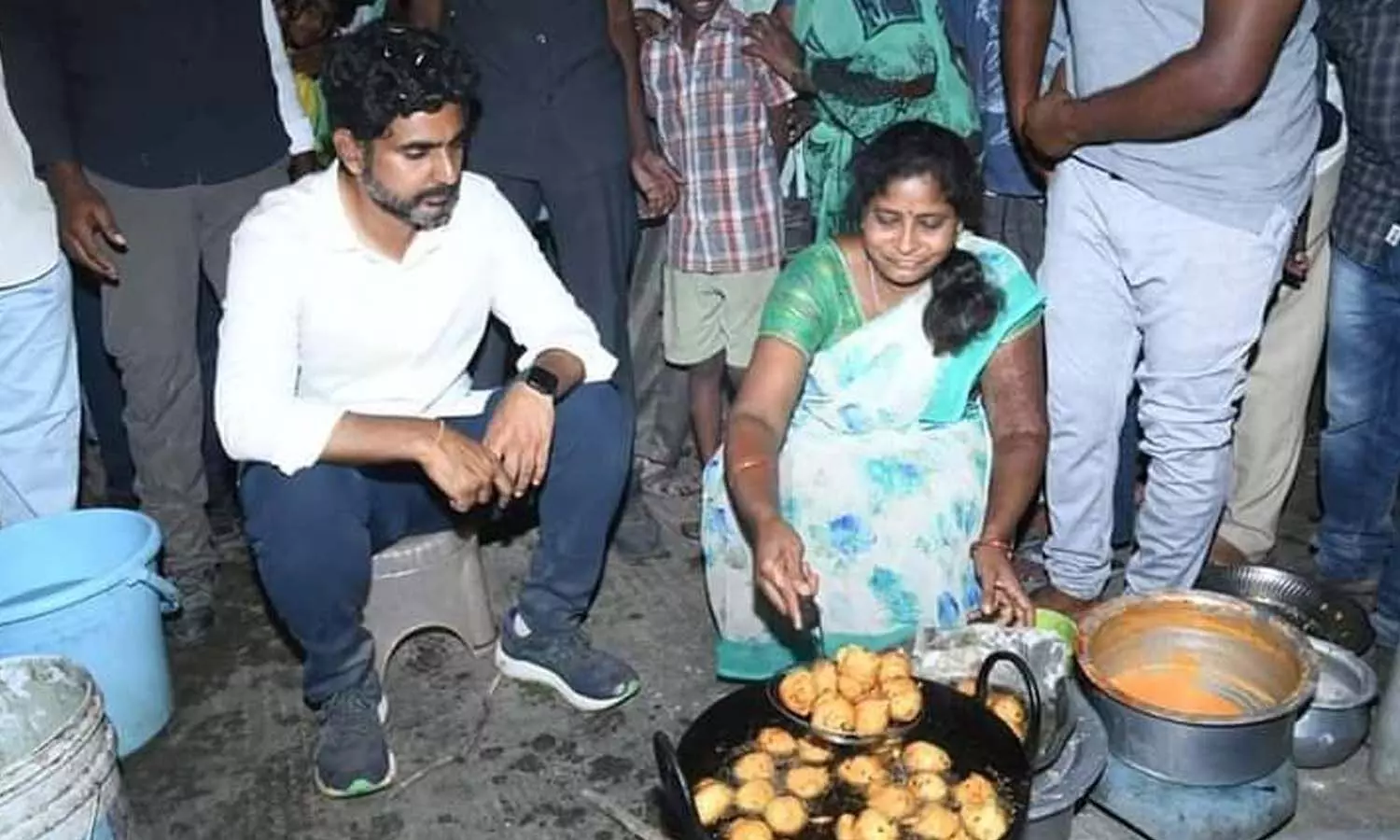 పాదయాత్ర వద్దకు నారా బ్రాహ్మణి