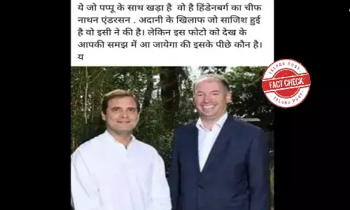 Fact Check: Viral image claiming Rahul in the conspiracy behind Adani’s downfall is False