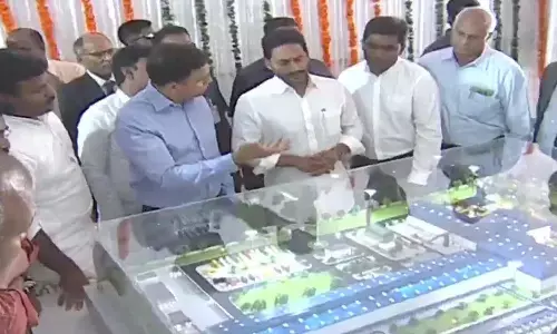 కడప స్టీల్‌ప్లాంట్‌కు జగన్ భూమి పూజ