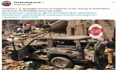 Fact Check: Viral image of destruction due to bombing is not from Waziristan but Lahore