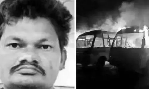 kukatpally bus fire case, bharati travels