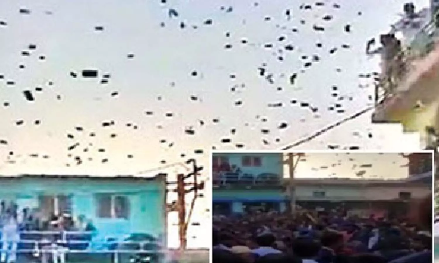 గుజరాత్‌లో రూ. 500 నోట్ల వర్షం