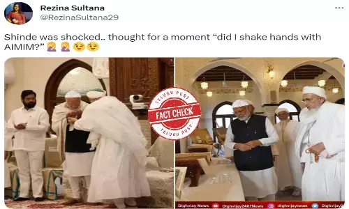 Fact Check: Modi’s image wearing a skull cap during inauguration of an Arabic Academy is edited