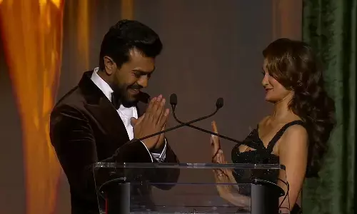 ramcharan achievement, best voice for HCA awards