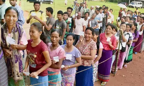 meghalaya, nagaland, polinng