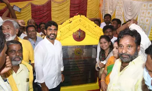 నారా లోకేష్ @ 400 కి.మీ