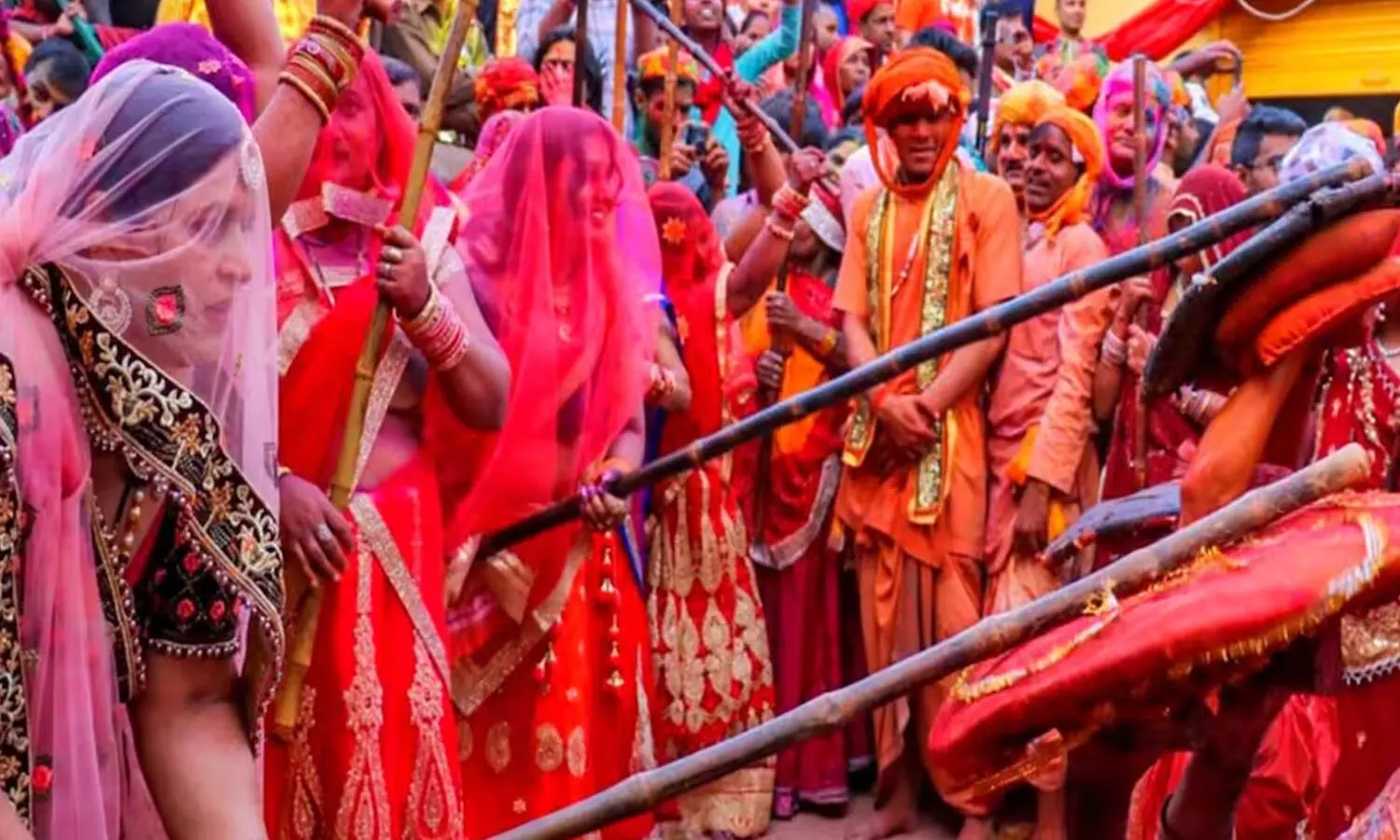 lathmar holi celebrations